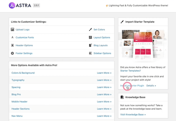 點擊Install Importer Plugin