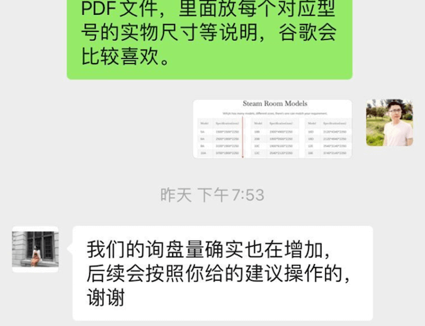 客戶反饋